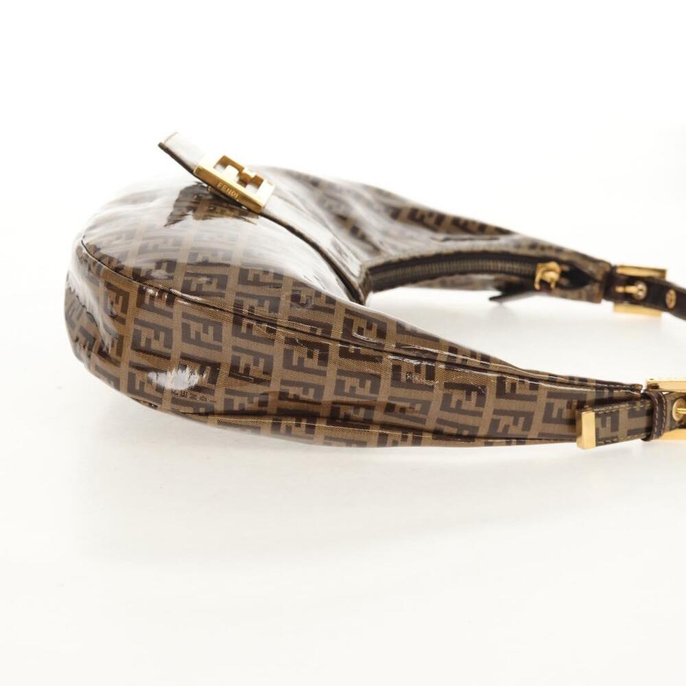 Fendi Vinyl Zucchino Croissant Hobo - Picture 5 of 13